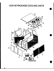 Lea100 Package Cooling Units (Lea100a003a / P1160403c) (Lea100a004a / P1160404c) parts for Amana Central Air Conditioner LEA150A004A/P1160408C from AppliancePartsPros.com