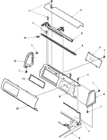 Control Panel parts for Amana Dryer LEA90AL-PLEA90AL from AppliancePartsPros.com