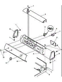Control Panel parts for Speed Queen Dryer LES10AW-PLES10AW from AppliancePartsPros.com
