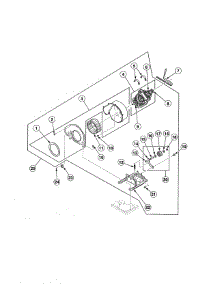 Motor / Exhaust Fan / Belt parts for Speed Queen Dryer LES17AWF from AppliancePartsPros.com