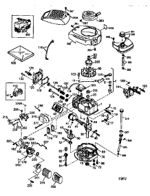 Engine Lev115-360008A / 143.976258 parts for Tecumseh Lawn & Garden Engine LEV115-360008A from AppliancePartsPros.com