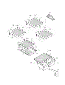 Refrigerator Parts parts for Lg Bottom-Mount Refrigerator LFC20760SB/04 from AppliancePartsPros.com