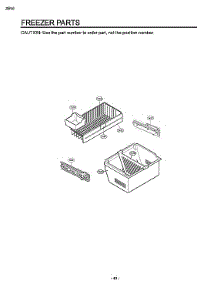 Freezer Parts parts for Lg Bottom-Mount Refrigerator LFC20760ST/01 from AppliancePartsPros.com