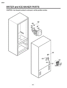 Water / Ice Maker Parts parts for Lg Bottom-Mount Refrigerator LFC20760ST/01 from AppliancePartsPros.com