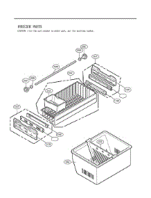 Freezer Parts parts for Lg Bottom-Mount Refrigerator LFC21776D/00 from AppliancePartsPros.com