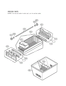 Freezer Parts parts for Lg Bottom-Mount Refrigerator LFC21776ST/07 from AppliancePartsPros.com
