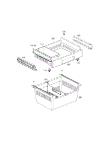 Freezer Parts parts for Lg Bottom-Mount Refrigerator LFC22770ST/03 from AppliancePartsPros.com