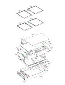 Refrigerator Parts parts for Lg Bottom-Mount Refrigerator LFC22770ST/03 from AppliancePartsPros.com