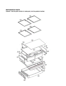 Refrigerator Parts parts for Lg Bottom-Mount Refrigerator LFC24770ST/04 from AppliancePartsPros.com
