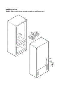 Ice Maker Parts parts for Lg Bottom-Mount Refrigerator LFC24770ST/04 from AppliancePartsPros.com