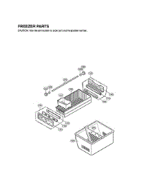 Freezer Parts parts for Lg Bottom-Mount Refrigerator LFC25776ST/03 from AppliancePartsPros.com