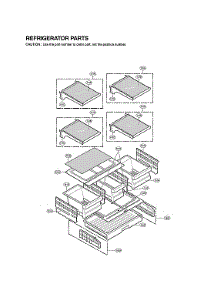 Refrigerator Parts parts for Lg Bottom-Mount Refrigerator LFC25776ST/03 from AppliancePartsPros.com