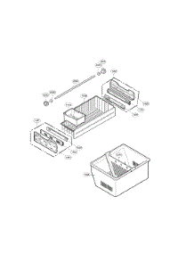 Freezer Parts parts for Lg Bottom-Mount Refrigerator LFC25776SW/03 from AppliancePartsPros.com