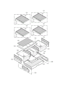 Refrigerator Parts parts for Lg Bottom-Mount Refrigerator LFC25776SW/03 from AppliancePartsPros.com