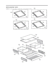 Refrigerator Parts parts for Lg Bottom-Mount Refrigerator LFC28768SB/02 from AppliancePartsPros.com