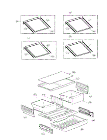 Refrigerator Parts parts for Lg Bottom-Mount Refrigerator LFC28768ST/02 from AppliancePartsPros.com