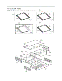 Refrigerator Parts parts for Lg Bottom-Mount Refrigerator LFC28768ST/03 from AppliancePartsPros.com
