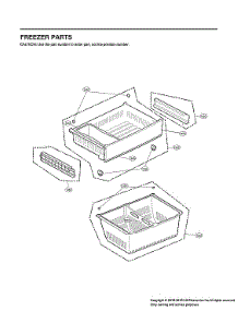 Freezer Parts parts for Lg Bottom-Mount Refrigerator LFCC22426S/01 from AppliancePartsPros.com