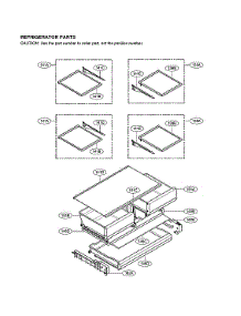 Refrigerator Parts parts for Lg Bottom-Mount Refrigerator LFCC22426S/04 from AppliancePartsPros.com