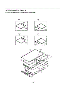 Refrigerator Parts parts for Lg Bottom-Mount Refrigerator LFCC23596S/01 from AppliancePartsPros.com