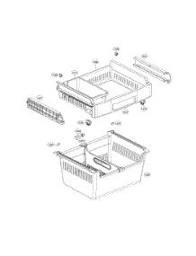 Freezer Parts parts for Lg Bottom-Mount Refrigerator LFCS22520B/00 from AppliancePartsPros.com