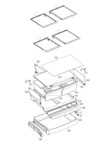 Refrigerator Parts parts for Lg Bottom-Mount Refrigerator LFCS22520S/01 from AppliancePartsPros.com