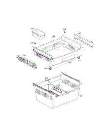 Freezer Parts parts for Lg Bottom-Mount Refrigerator LFCS22520S/02 from AppliancePartsPros.com
