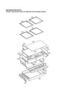 Refrigerator Parts parts for Lg Bottom-Mount Refrigerator LFCS22520S/05 from AppliancePartsPros.com