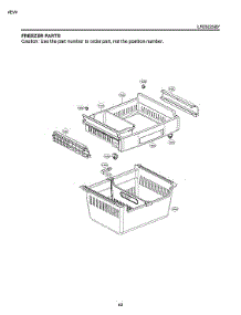 Freezer Parts parts for Lg Bottom-Mount Refrigerator LFCS22520W/00 from AppliancePartsPros.com