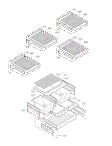 Refrigerator Parts parts for Lg Bottom-Mount Refrigerator LFCS25426D/00 from AppliancePartsPros.com