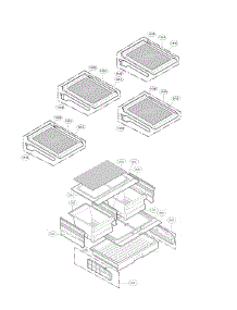 Refrigerator Parts parts for Lg Bottom-Mount Refrigerator LFCS25426S/00 from AppliancePartsPros.com