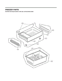 Freezer Parts parts for Lg Bottom-Mount Refrigerator LFCS27596S/00 from AppliancePartsPros.com