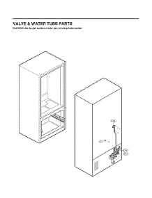 Valve & Water Tube Parts parts for Lg Bottom-Mount Refrigerator LFCS27596S/00 from AppliancePartsPros.com