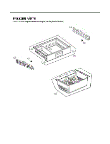 Freezer Parts parts for Lg Bottom-Mount Refrigerator LFCS31626S/01 from AppliancePartsPros.com