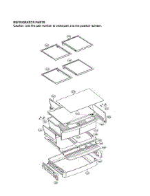 Refrigerator Parts parts for Lg Bottom-Mount Refrigerator LFDS22520S/04 from AppliancePartsPros.com