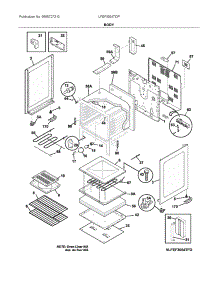 Body parts for Frigidaire Electric Range LFEF3054TDP from AppliancePartsPros.com