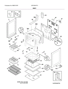 Body parts for Frigidaire Electric Range LFEF3054TFJ from AppliancePartsPros.com