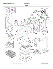 Body parts for Frigidaire Electric Range LFEH3054UFD from AppliancePartsPros.com