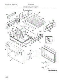 Freezer Door parts for Frigidaire Bottom-Mount Refrigerator LFHB2751TF6 from AppliancePartsPros.com