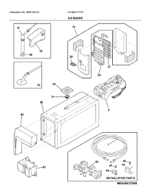Ice Maker parts for Frigidaire Bottom-Mount Refrigerator LFHB2751TF6 from AppliancePartsPros.com