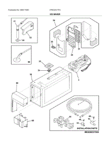 Ice Maker parts for Frigidaire Bottom-Mount Refrigerator LFHD2251TF4 from AppliancePartsPros.com