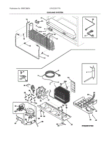 System parts for Frigidaire Bottom-Mount Refrigerator LFHD2251TF8 from AppliancePartsPros.com
