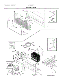 System parts for Frigidaire Bottom-Mount Refrigerator LFHG2251TF4 from AppliancePartsPros.com