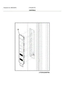 Control parts for Frigidaire Bottom-Mount Refrigerator LFHG2251TF4 from AppliancePartsPros.com