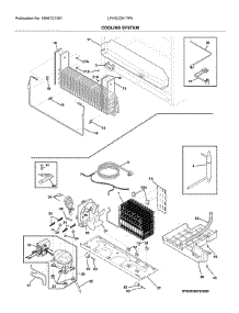 System parts for Frigidaire Bottom-Mount Refrigerator LFHG2251TF5 from AppliancePartsPros.com