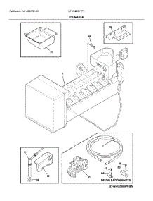 Ice Maker parts for Frigidaire Bottom-Mount Refrigerator LFHG2251TF5 from AppliancePartsPros.com