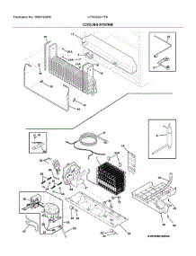 System parts for Frigidaire Bottom-Mount Refrigerator LFHG2251TF6 from AppliancePartsPros.com