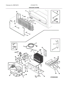 Cooling System parts for Frigidaire Bottom-Mount Refrigerator LFHG2251TF8 from AppliancePartsPros.com
