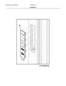 Controls parts for Frigidaire Bottom-Mount Refrigerator LFHG2251TF8 from AppliancePartsPros.com