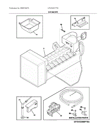 Ice Maker parts for Frigidaire Bottom-Mount Refrigerator LFHG2251TF8 from AppliancePartsPros.com